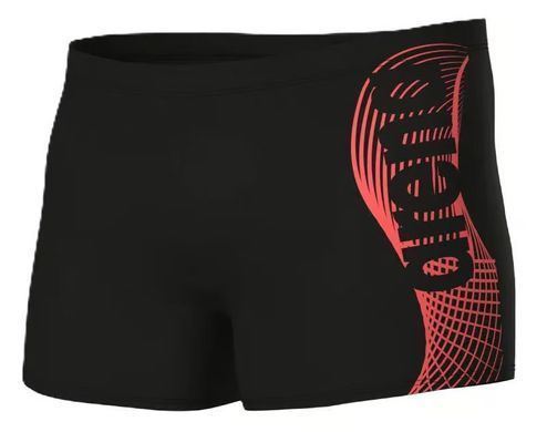 Плавки-шорти для чоловіків Arena WAKE SWIM SHORT чорний, кораловий Чол  00000032481