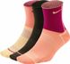 Шкарпетки Nike W NK EVERYDAY PLUS LTWT ANKLE 3PR чорний, рожевий, жовтий Жін 34-38 00000011311 фото 1
