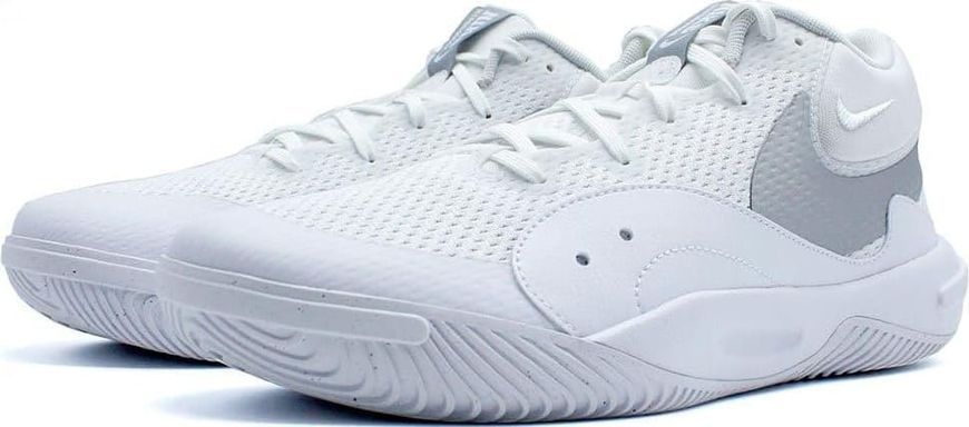 Взуття для волейболу Nike Hyperquick білий, сірий 39 (6.5US) 24.5 см FN4678-102