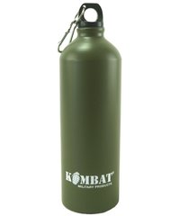 Фляга алюминиевая KOMBAT UK Aluminium Water Bottle 1000 ml kb-awb1000-olgr
