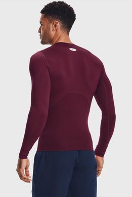 Лонгслів UA HG Armour Comp LS бордовий Чол SM 1361524-609