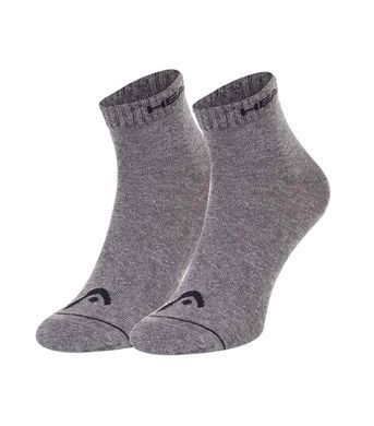 Шкарпетки Head QUARTER 3P UNISEX блакитний, сірий, чорний Уні 35-38 00000026647