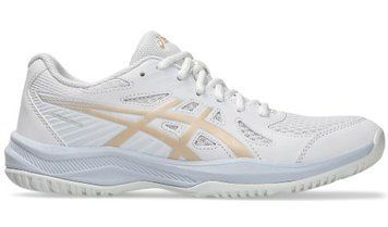 Кроссовки сквош женские Asics Upcourt 6 white/champagne (42.5) 10.5 1072A107-103