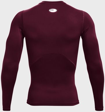 Лонгслів UA HG Armour Comp LS бордовий Чол SM 1361524-609