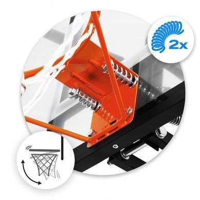 Стойка для баскетбола Neo-Sport NS-284 160-305 см, черная 1284