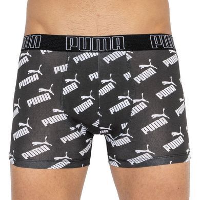 Труси-боксери Puma BIG LOGO AOP BOXER 2P темно-сірий, білий Чол M 00000009333