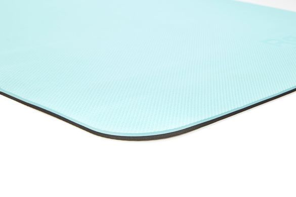 Двосторонній килимок для йоги Reebok Double Sided Yoga Mat синій Уні 176 х 61 х 0,6 см RAYG-11042BL