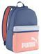 Рюкзак Puma PHASE COLOR BLOCK Backpack 22L синий Уни 44х30х14 см 00000035007 фото 1