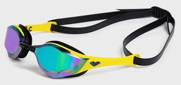 Очки для плавания Arena COBRA EDGE SWIPE MIRROR черный, желтый OSFM 006870-120