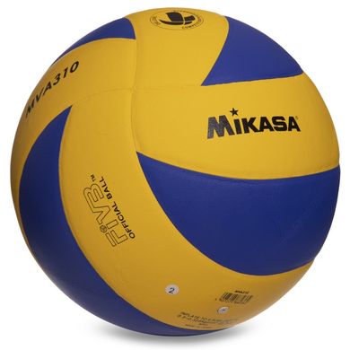 Мяч волейбольный Mikasa PU VB-1845 MVA-310 (PU, №5, 5 сл., клееный) VB-1845