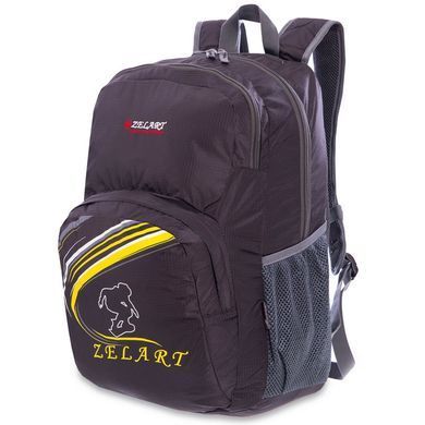 Рюкзак спортивний з жорсткою спинкою Zelart GA-3705 (Чорний) GA-3705-BK