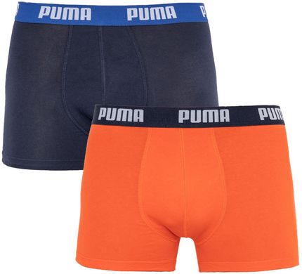 Труси-боксери Puma BASIC BOXER 2P синій, помаранчевий Чол S 00000009343
