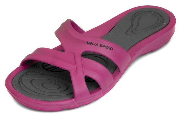 Шльопанці Aqua Speed PANAMA 6612 рожевий, сірий Жін 40 513-03