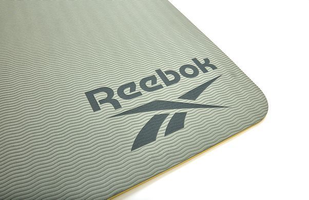 Двосторонній килимок для йоги Reebok Double Sided Yoga Mat зелений Уні 176 х 61 х 0,6 см RAYG-11042GR