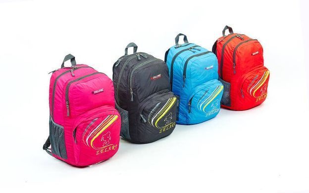 Рюкзак спортивний з жорсткою спинкою Zelart GA-3705 (Чорний) GA-3705-BK