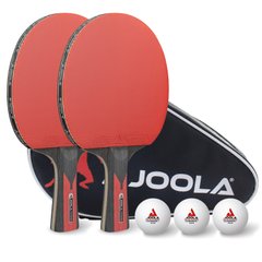 Набор для настольного тенниса Joola Carbon TT-SET DUO Carbon 2 ракетки + 3 мяча jset6