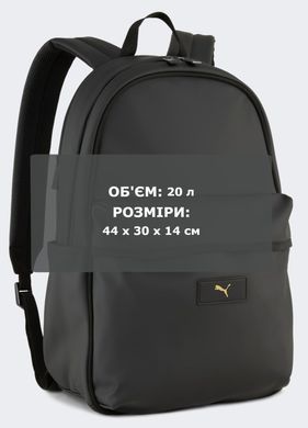 Рюкзак Puma ESSENTIALS PU Backpack 20L чорний Уні 44х30х14 см 00000034993