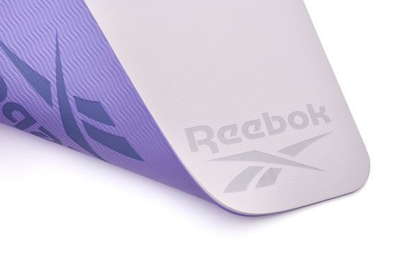 Двосторонній килимок для йоги Reebok Double Sided Yoga Mat фіолетовий Уні 176 х 61 х 0,6 см RAYG-11042PL