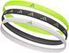 Повязки на голову Adidas Hairbands 3pk белый, черный, зеленый Уни One Size ADAC-16197 фото 1