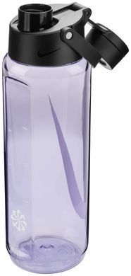 Пляшка Nike TR RENEW RECHARGE CHUG BOTTLE 24 OZ чорний, білий Уні 709 мл N.100.7636.503.24