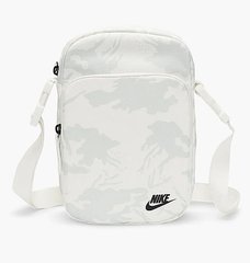 Сумка на плече Nike NK HERITAGE CROSSBODY - CAMO 4L бежевий, сірий Уні 23х18х8 см 00000029676