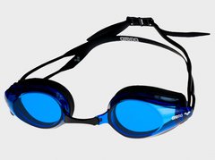 Окуляри для плавання Arena TRACKS чорний, блакитний Уні OSFM 00000018024