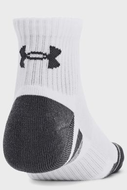 Шкарпетки Under Armour Performance Cotton 3p Qtr білий Уні  1379528-100