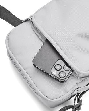 Сумка на пояс Under Armour Loudon Lite Crossbody 4L серый Уни 19х23х15 см 00000033816