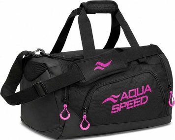Сумка Aqua Speed DUFFEL Bag M 63401 35L чорний, рожевий 48 x 25 x 29 см 141-73