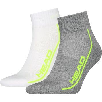 Шкарпетки Head ALL SPORTS PERFORMANCE QUARTER 2P сірий, білий Чол 701229022-004