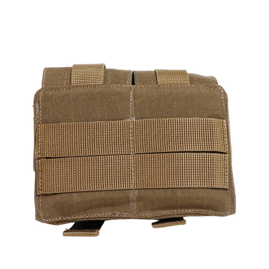 Тактичний підсумок під 2 гранати KIBORG GU Double Mag Pouch Coyote k4073