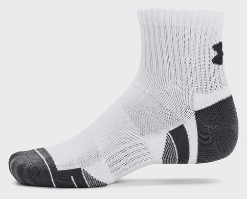 Шкарпетки Under Armour Performance Cotton 3p Qtr білий Уні  1379528-100