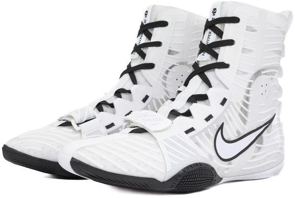 Взуття для боксу Nike Hyperko 3 білий, чорний 40 (7US) 25 см HV6696-101