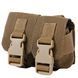 Тактичний підсумок під 2 гранати KIBORG GU Double Mag Pouch Coyote k4073 фото 11