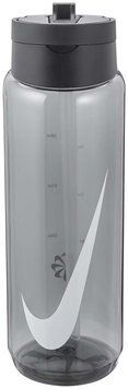 Пляшка Nike TR RENEW RECHARGE STRAW BOTTLE 24 OZ чорний, білий Уні 709 мл N.100.7642.819.24