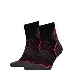 Шкарпетки Head HIKING QUARTER 2PPK UNISEX чорний, червоний Уні 35-38 00000007439