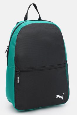 Рюкзак Puma teamGOAL Backpack Core 17L черный, зелёный Уни 28x14x43 см 00000029075