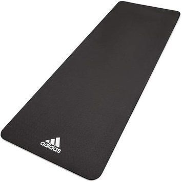 Коврик для йоги Adidas Yoga Mat черный Уни 176 х 61 х 0,8 см ADYG-10100BK