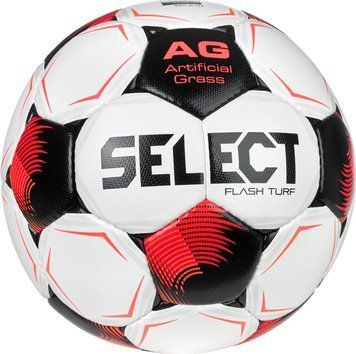 Футбольный мяч Select Flash Turf Fifa v26 белый, красный 5 057501-007