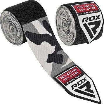 Бинты RDX HAND WRAPS 2.5 METER серый 2,5м HWJ-CG