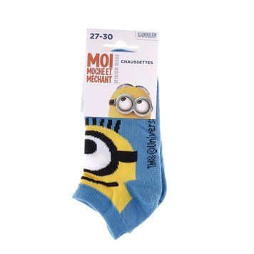 Шкарпетки MINION 2 YEUX AL ENVERS блакитний Діт 31-34, арт.83890147-5 00000010550