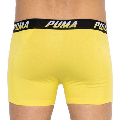 Труси-боксери Puma LOGO AOP BOXER 2P сірий, жовтий Чол L 00000009283