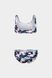Купальник для девочек Arena TIE AND DYE BIKINI TOP белый, синий, мультиколор Дет 116см 006206-500 фото 2