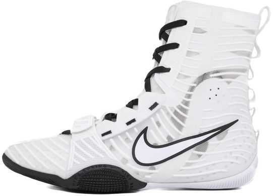 Взуття для боксу Nike Hyperko 3 білий, чорний 40.5 (7.5US) 25.5 см HV6696-101