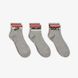 Шкарпетки Nike U NK NSW EVERYDAY ESSENTIAL AN 3PR сірий Уні 42-46 00000016646 фото 4