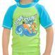 Топ солнцезащитный для мальчиков Aqua Speed ​​SURF-CLUB T-SHIRT 2020 зеленый, голубой Дет 104см 383-04 фото 4