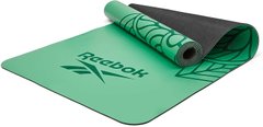 Килимок для йоги Reebok Natural Rubber Yoga Mat зелений, мандала Уні 176 х 61 х 0,4 см 00000026294