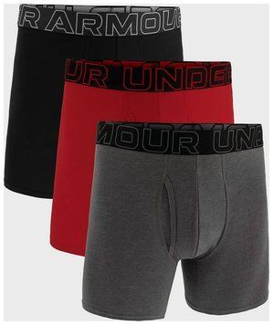 Труси Underwear Boxers UA PERFORMANCE COTTON - SOLID 6 3PK сірий Чол LG 1383889-025
