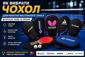 Як вибрати чохол для ракетки настільного тенісу: матеріали, види та поради