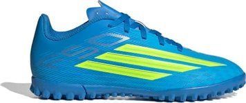 Сороконожки детские Adidas F50 CLUB TF J голубой, желтый 32 (13.5UK) 19.5 см JS1491